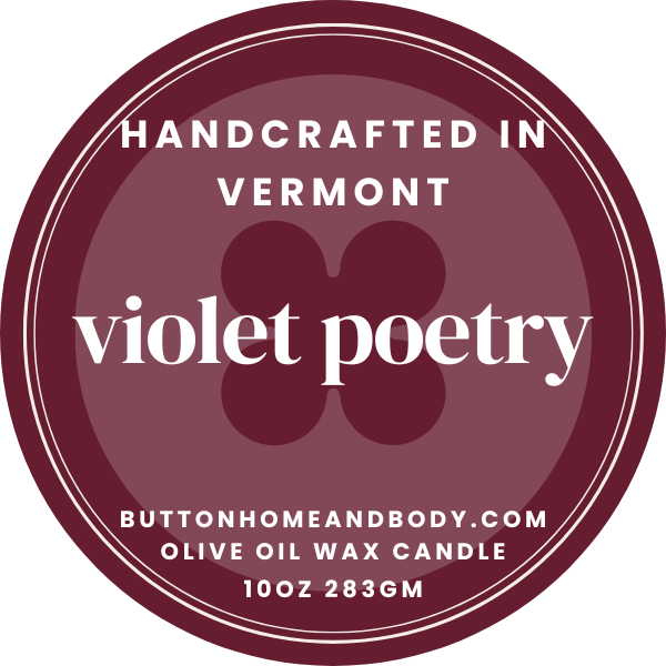 Violet Poetry 10 Ounce Olive Oil Wax Luxury Candle