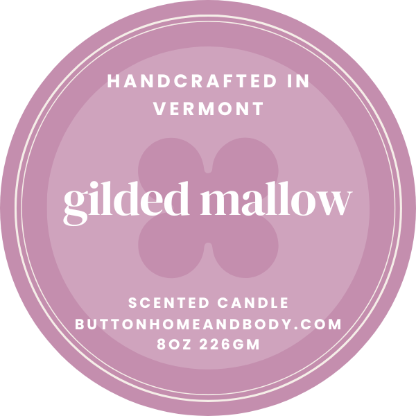 Gilded Mallow 8oz Candle