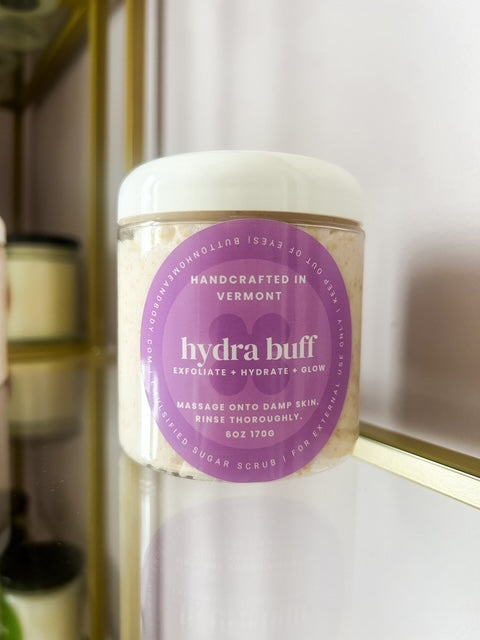 Lavender Fluff Hydra Buff Sugar Scrub 8oz