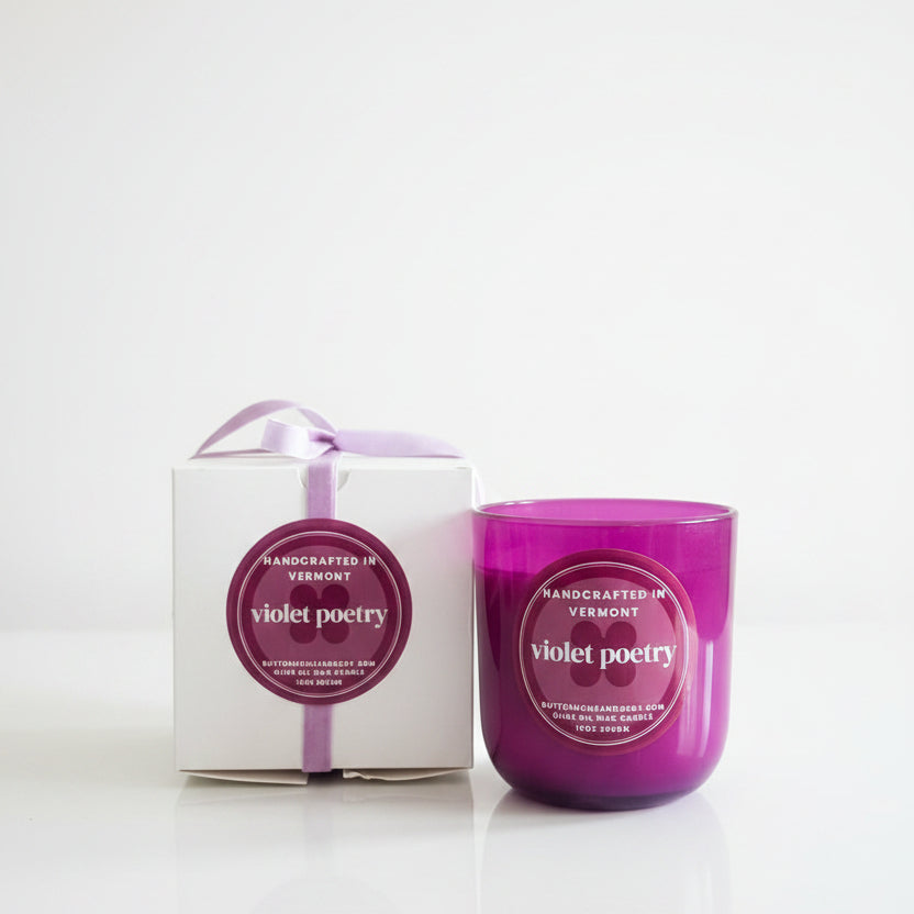 Violet Poetry 10 Ounce Olive Oil Wax Luxury Candle