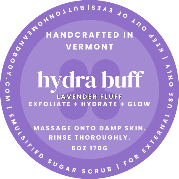 Lavender Fluff Hydra Buff Sugar Scrub 8oz