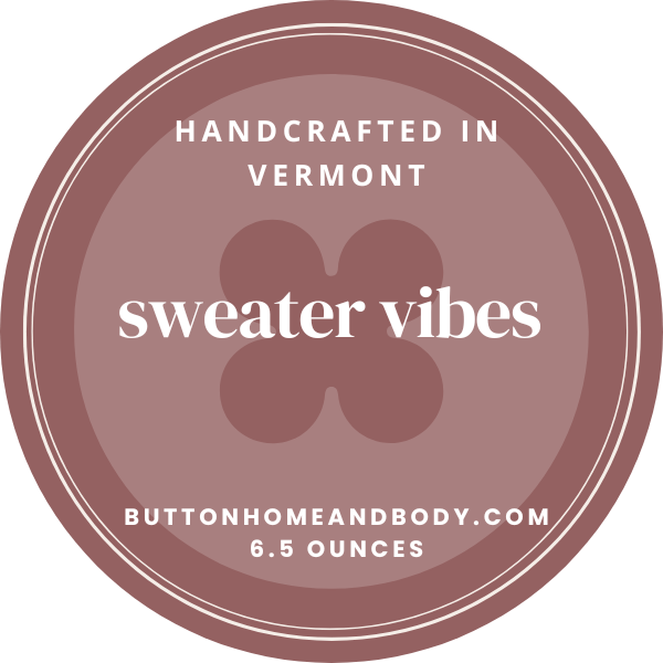 Sweater Vibes 6.5 oz Hand-Poured Luxury Candle | Double-Wick Custom Fragrance Blends