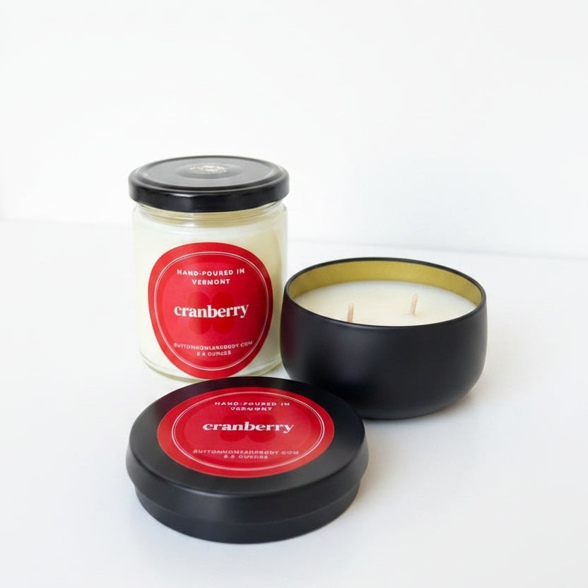Cranberry Candle 7 ounce Jar