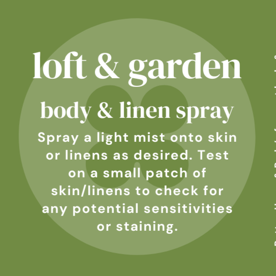 Loft & Garden Travel Body & Linen Spray