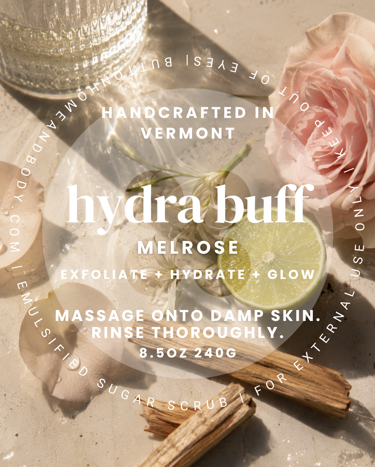Melrose Hydra Buff Sugar Scrub