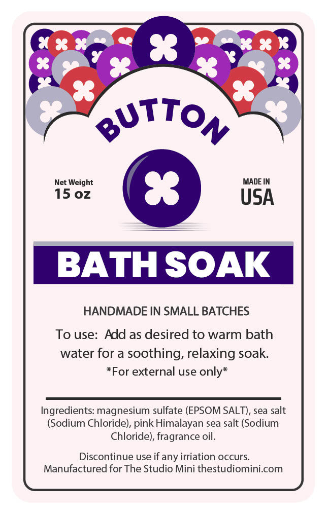 Product Label Image 15 Ounce Bath Soak Pouch 