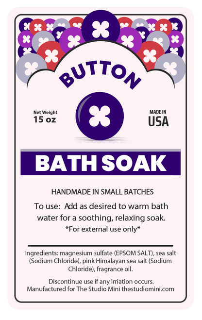 Product Label Image 15 Ounce Bath Soak Pouch 