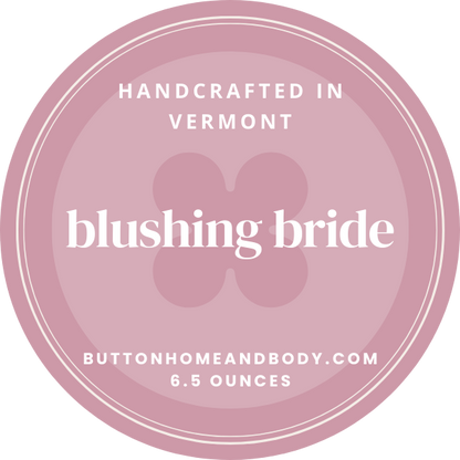 Blushing Bride | 6.5 oz Hand-Poured Luxury Candle | Double-Wick Custom Fragrance Blends