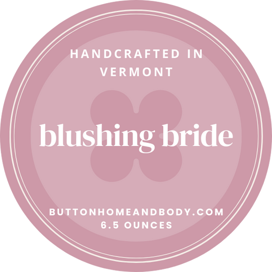 Blushing Bride | 6.5 oz Hand-Poured Luxury Candle | Double-Wick Custom Fragrance Blends