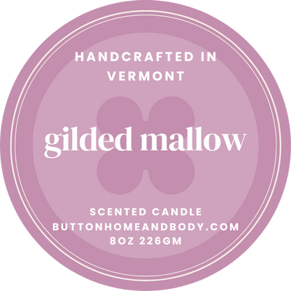 Gilded Mallow 8oz Candle