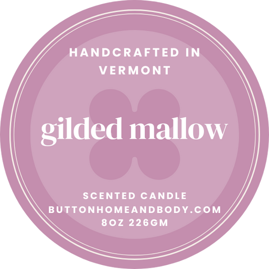 Gilded Mallow 8oz Candle