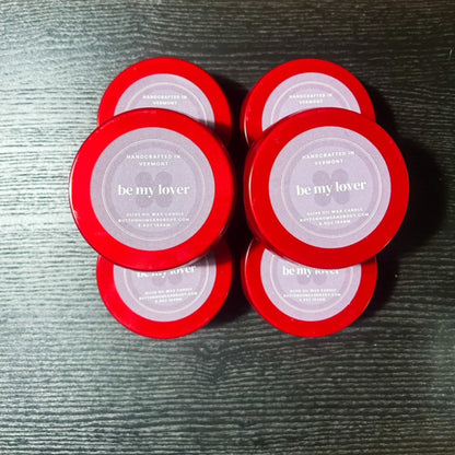 Be My Lover – 6.5 oz Red Tin Candle