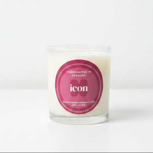 Icon scented candle hand-poured for fans of Tyler Candle Co Diva fragranced products