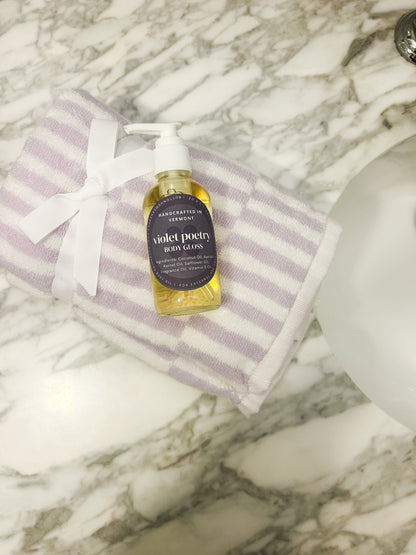 Violet Poetry Body Gloss | Luxurious Hydrating Oil