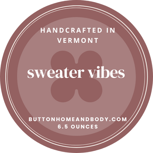 Sweater Vibes 6.5 oz Hand-Poured Luxury Candle | Double-Wick Custom Fragrance Blends