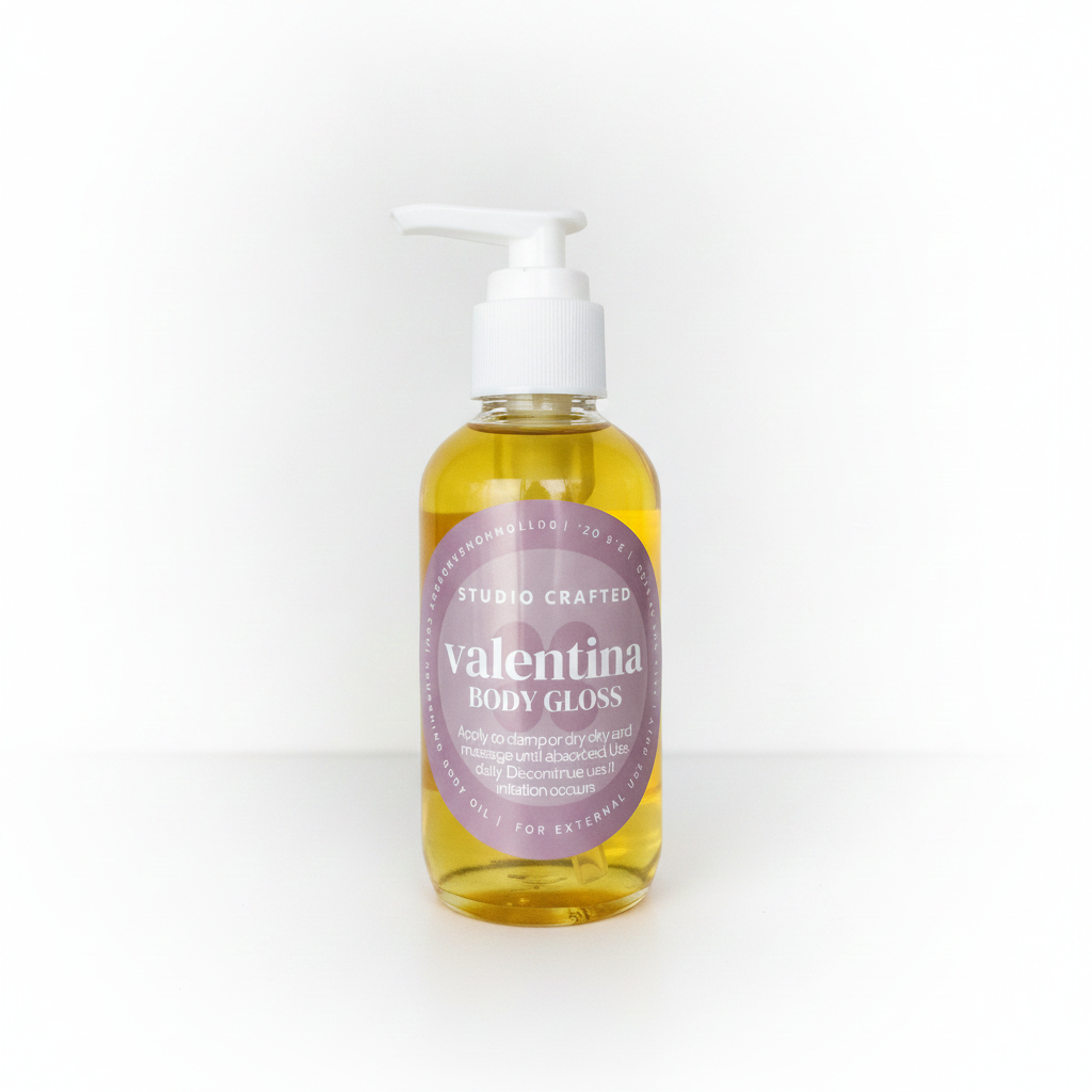 Valentina | Body Gloss Oil A Warm Soft Modern Vanilla Fragrance