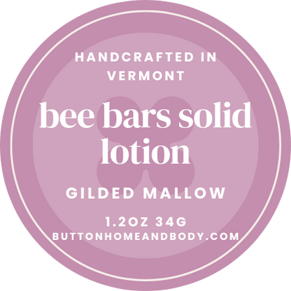 Bee Bar Solid Lotion – Nourishing Beeswax Balm for Hands, Cuticles & Dry Spots