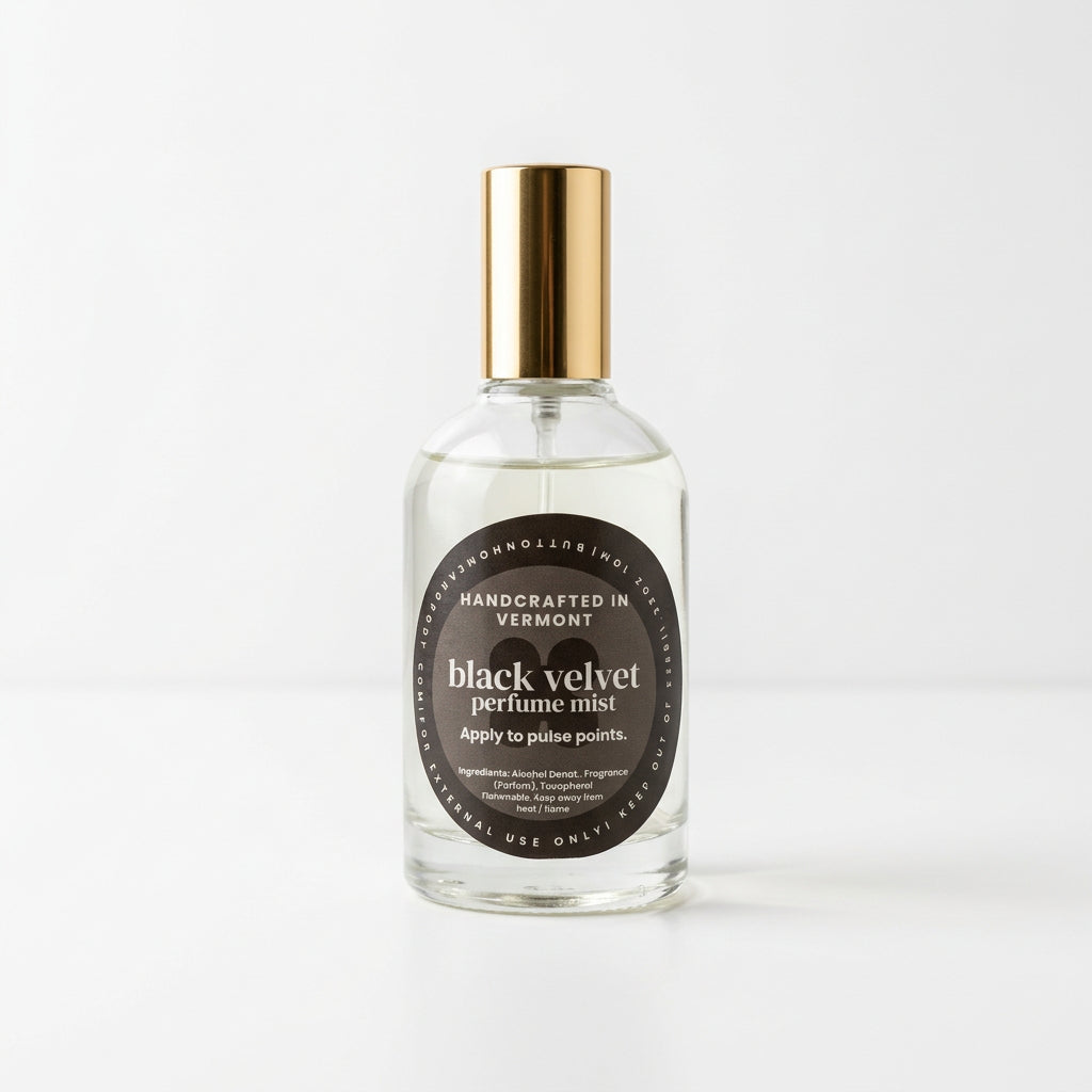 Black Velvet seductive blend 
perfume mist 