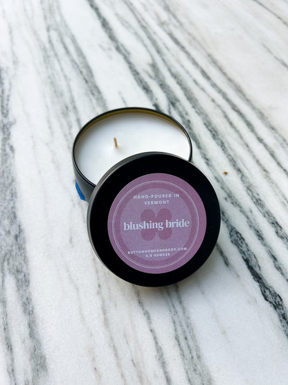 Blushing Bride | 6.5 oz Hand-Poured Luxury Candle | Double-Wick Custom Fragrance Blends