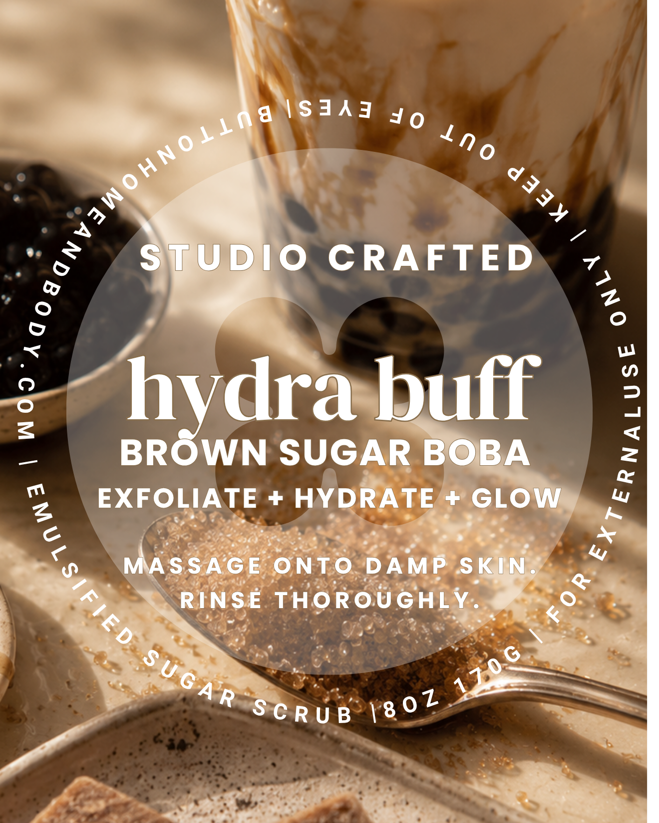 Hydra Buff Sugar Scrub – Pop Up