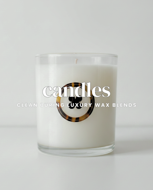 10oz Clear Tumbler Candle – Pop Up