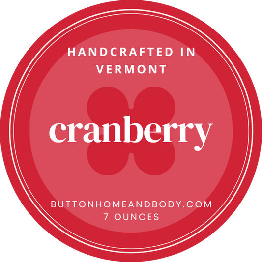 Cranberry Candle 7 ounce Jar