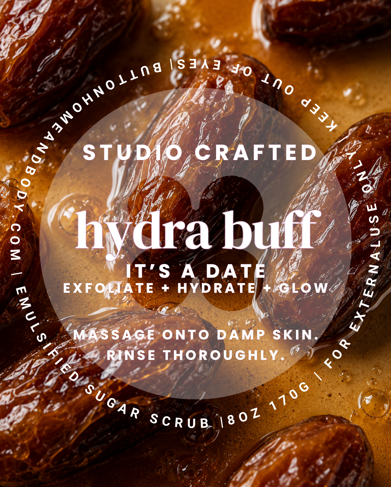 It's a Date Hydra Buff Sugar Scrub