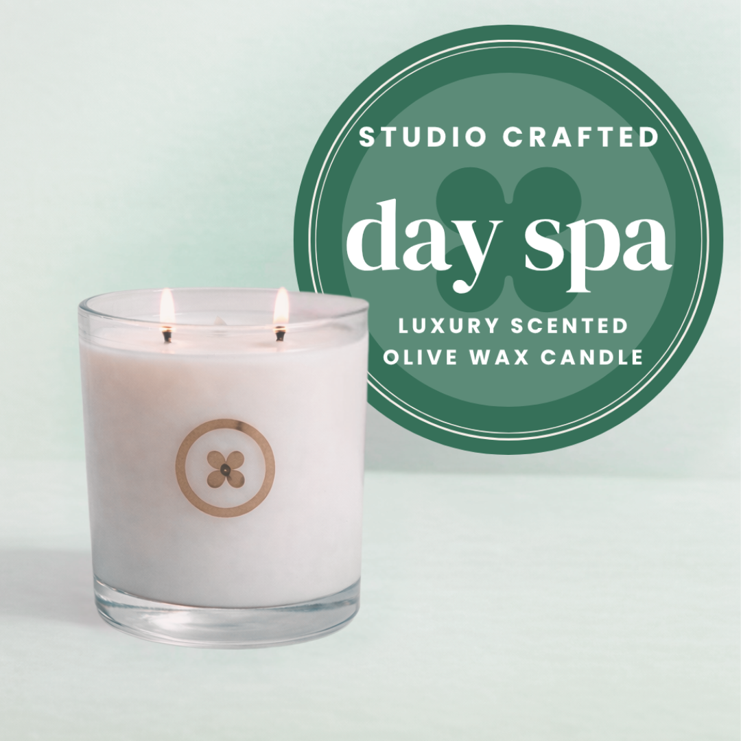 Day Spa | Olive Oil Wax Candle with Eucalyptus & Mint