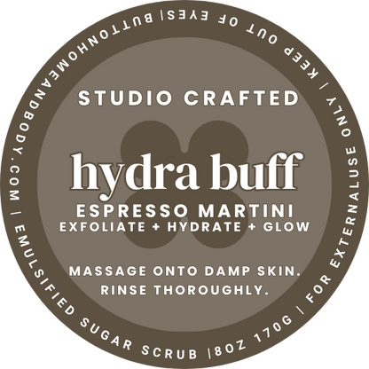 Espresso Martini Hydra Buff Sugar Scrub