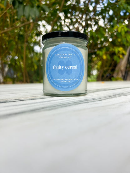 Fruity Cereal Candle 7 ounce Jar