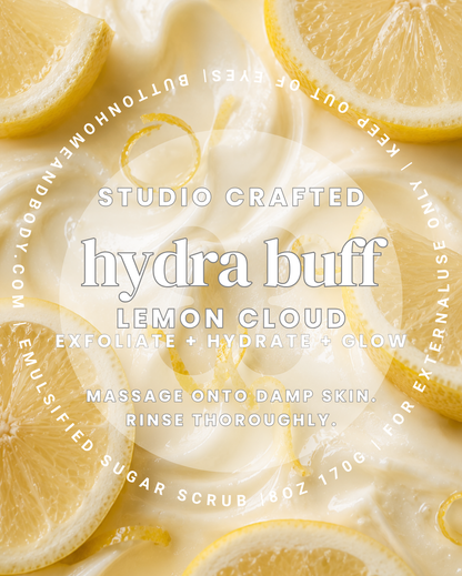 Lemon Cloud Hydra Buff Sugar Scrub