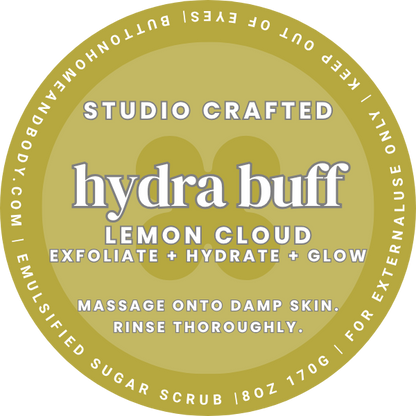 Lemon Cloud Hydra Buff Sugar Scrub