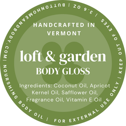 Loft & Garden Body Gloss | Luxurious Hydrating Oil