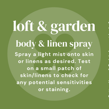Loft & Garden Travel Body & Linen Spray