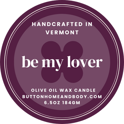 Be My Lover – 6.5 oz Red Tin Candle