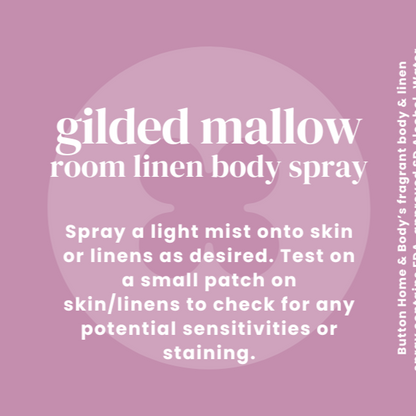 Gilded Mallow Body & Linen Travel Spray