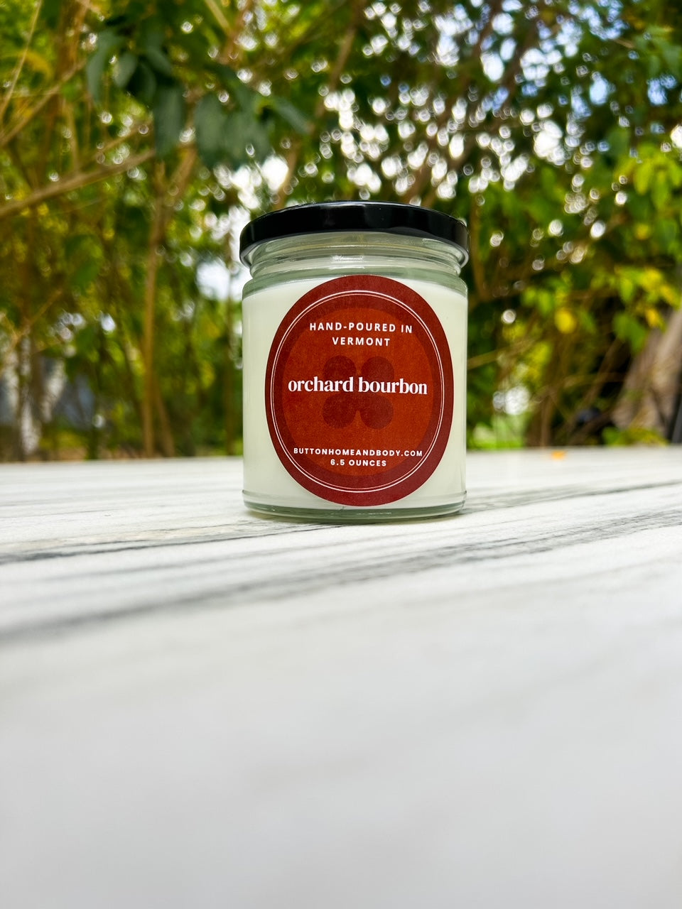 Orchard Bourbon Candle 7 ounce Jar