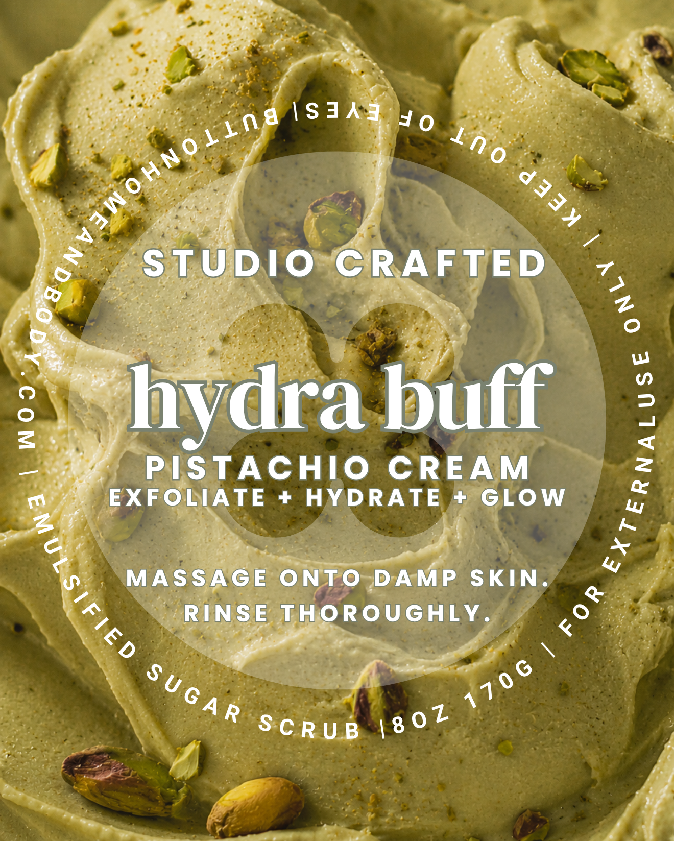 Pistachio Cream Hydra Buff Sugar Scrub