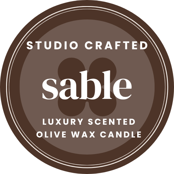 Sable | Olive Oil Wax Candle with Warm Tobacco, Vanilla & Spice