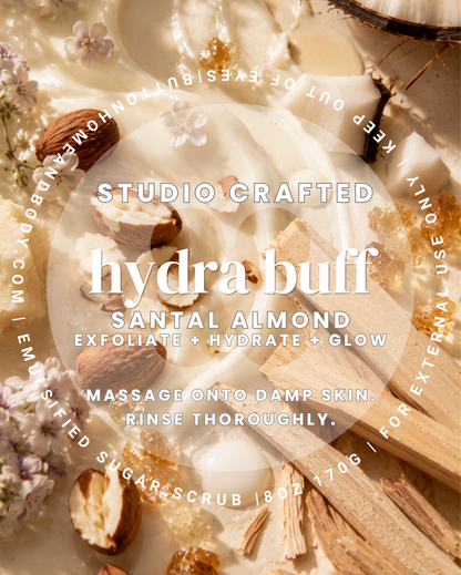 Santal Almond Hydra Buff Sugar Scrub