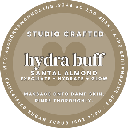 Santal Almond Hydra Buff Sugar Scrub