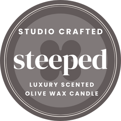 Steeped Olive Oil Wax Candle with Bergamot & Black Tea