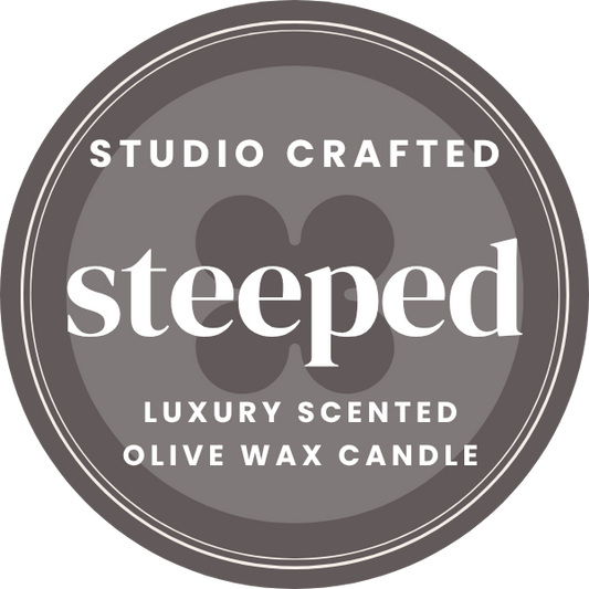 Steeped Olive Oil Wax Candle with Bergamot & Black Tea