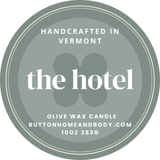 The Hotel 10 oz Olive Luxury Wax Blend Candle