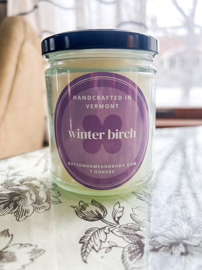 Winter Birch Candle 7 Ounce Jar